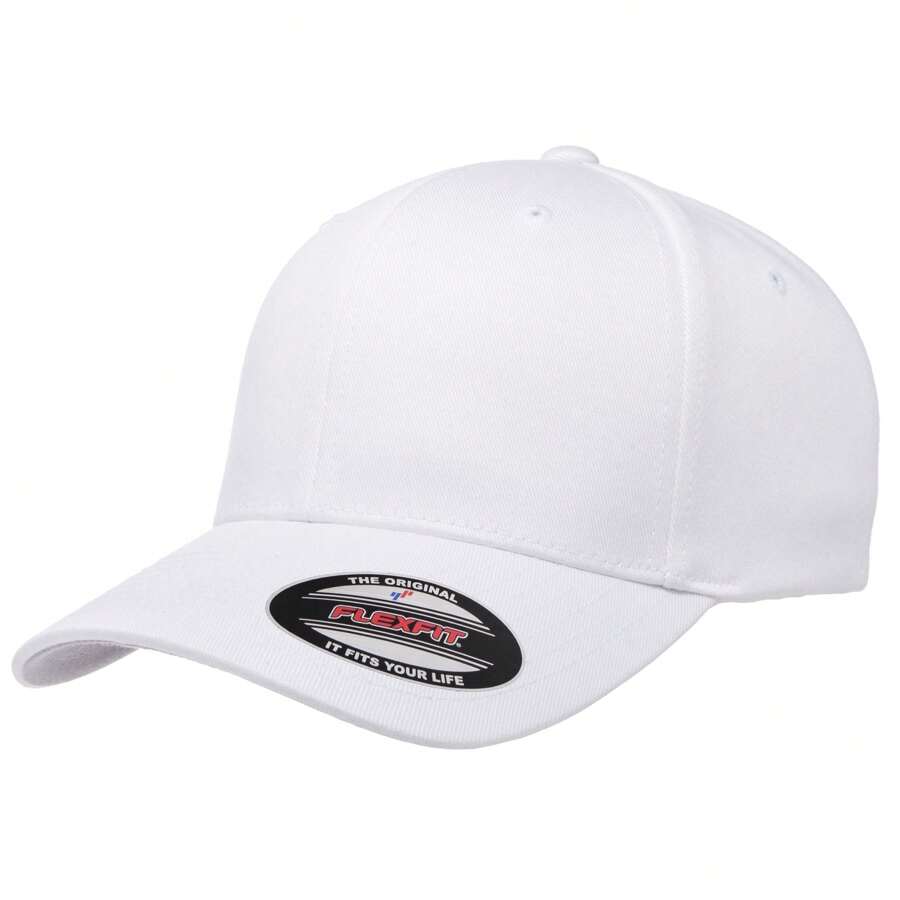 Unisex Wooly Combed Cap (White) - White - View 1