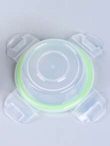 1入不漏氣密鮮食/沙拉儲存盒，附蓋 - 適用於蔬菜番茄、洋蔥、蘋果、藍莓、沙拉、米飯及更多 - 可微波加熱和耐高溫 - 廚房補給品，適用於家庭、辦公室和戶外 - 彩色 - 查看 9