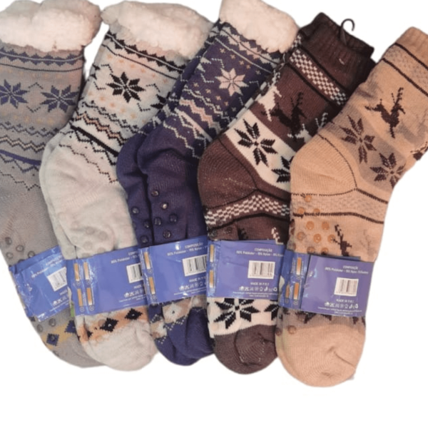 kti com 2 par Meias De Lã Grossa Térmica / Caxmira / Meias Quentes Para Masculino E Mulheres