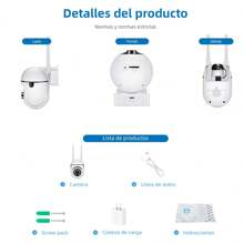 La configuración de la sala de seguridad opcional de la sala de seguridad de la cámara de doble frecuencia 5G se utiliza para PTZ externos e internos externas, monitoreo automático, alarma de color, alarma de color y visión de 360 ​​grados, sistema de cámara de vigilancia de seguridad del hogar admite un sonido de dos vías, 5G red de red 5G, 5G red Sistema El sistema de audio de dos vías, Monitoreo móvil La grabación de la noche humana en la visión nocturna por la noche, grabación de video durante todo el día, monitoreando al bebé, anciano, ancianos y mascotas - Tipo de Enchufe A USA (110-127V) - Ver 10