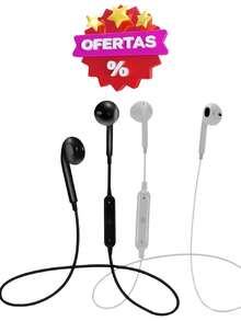 DESCUENTOS Auriculares bluetooth manos libres audifonos deportivos delgados inalambricos bateria recargable manos libres - Multicolor - Ver 1