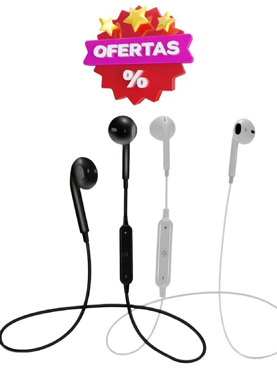 DESCUENTOS Auriculares bluetooth manos libres audifonos deportivos delgados inalambricos bateria recargable manos libres - Multicolor - Ver 1