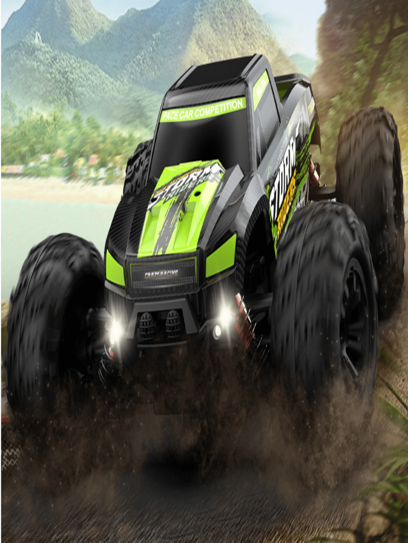 4WD Full Scale Brushless Version Remote Control Pickup Truck High Speed