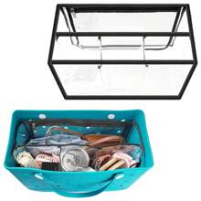 Clear Beach Bag Organizer Original Accessories For , PVC Waterproof Inner Bag Fits Large Bag With Separated Compartment Interior Bag, Storage Bag Suitable For  Organizing Your Bag And Divide Space - Multicolor - View 8