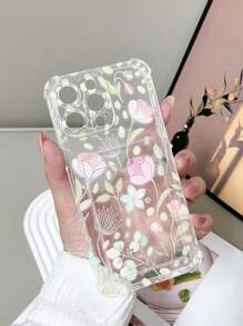 1个简约高透明TPU四角防摔插卡式手机壳，兼容、红米、三星Galaxy、Pixel等手机，国际版，非国内版 - 彩色 - 查看 3