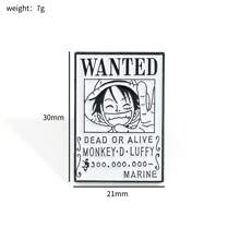 ONE PIECE Juego de 3 piezas de broches de personajes de dibujos animados de la serie ONE PIECE, pasadores de solapa esmaltados elegantes como accesorios de joyería para mochila, camisa y regalo