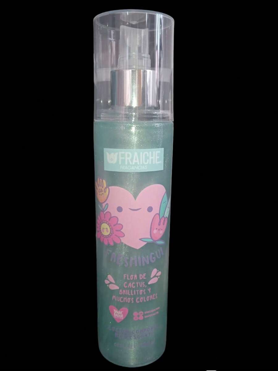 FRAGANCIA BODY SPLASH REFRESCANTE CON GLITTER FRAICHE 250ml - FLOR DE CACTUS - Ver 1
