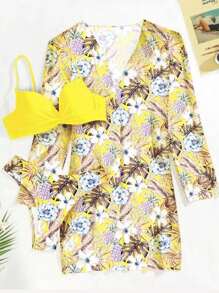 Women Tankinis - Màu vàng - Xem 2