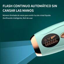Dispositivo de depilación láser permanente con flash IPL 999,999,Rejuvenecimiento de fotones, pulso fuerte, afeitadora indolora para todo el cuerpo, adecuada tanto para hombres como para mujeres.5 modos diferentes de afeitadora eléctrica - verde menta - Ver 8