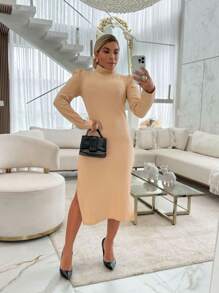 Women Dresses - Màu be - Xem 1