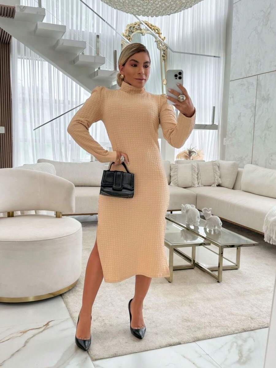 Women Dresses - Màu be - Xem 1