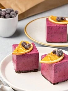 方形矽膠模，8個方格蛋糕烤模，用於制作法式甜點、巧克力、布朗尼、冰淇淋、松露和水果等食品，不粘滾模 - 巧克力棕 - 查看 3