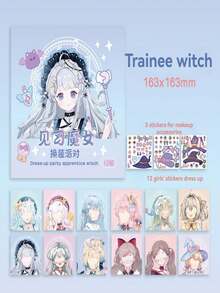 Princess Dress Up Sticker Book Toy For Girls, Children's Educational Toy, Sticker Drawing For Beautiful Girls' Makeup - Multicolor - View 17