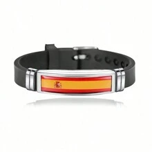 suteyi The National Flag Bracelet Is Suitable For European And American Countries, Such As The United States, Portugal, France, And Spain. It Is A Prop For National Teams To Cheer On During The European Football Championship - Multicolor - View 15