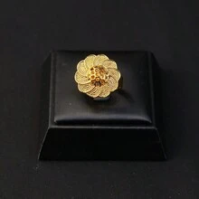 1入組鍍金珠寶，新娘杜拜豪華派對禮物 - 金黃色 - 查看 1