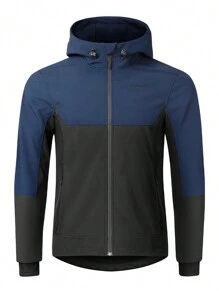 KUTOOK Giacca morbida da uomo, con fodera termica, riccio, adatta per ciclio, allenamento, escursionismo, climbing