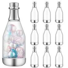 10-Pack Champagne Bottles Candy Bottles Bridal Shower Gifts Mini Bottles For Showers Mini Champagne Bottles Bulk Plastic Wine Alcohol Containers For Weddings Birthday Parties Showers - Multicolor - View 7