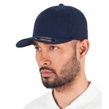 Unisex 5 Panel Cap (Navy) - Navy Blue - View 2