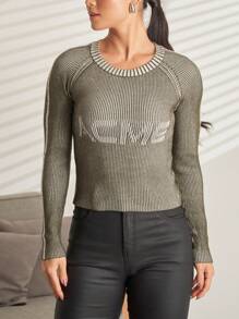 Women Sweaters - xanh quân đội - Xem 1