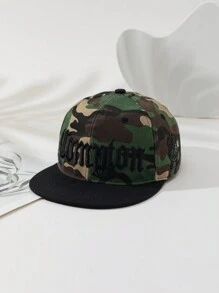 Gorra de béisbol unisex de estilo hip-hop con letras en inglés, ajustable a la circunferencia de la cabeza, sombrero personalizado adecuado para uso diario - A - Ver 4