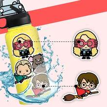 Warner Bros. 6 件卡通动漫人物贴花，防水家居浴室贴纸，个性化魔术墙贴