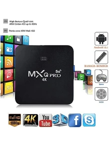 MXQ Pro 5G 4K (Android 11.1) 2gb/16gb Android TV Box para TV por Internet 2.4G/5G - Negro - Ver 5