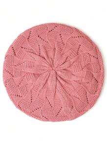 2 件/1 件女士针织镂空纯色无檐小便帽，时尚休闲百搭帽 - 彩色 - 查看 11