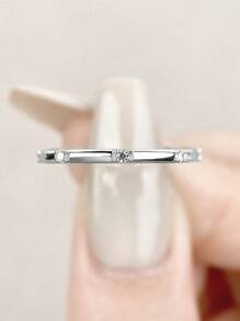 Esberry 1 PC Gorgeous Ring Ladies Jewelry 925 Sterling Silver Yellow Gold Plated Fine Jewelry Daily Wear Gifts