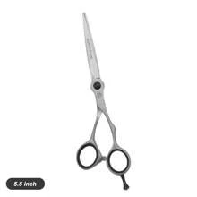 5.5/6.0 英寸 Univinlions 哑光银 440C 日本美发剪刀打薄剪刀理发店专业理发剪刀狗狗美容剪刀宠物美容剪刀，返校、旅行度假必备，女士发饰