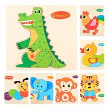 12rompecabezas Figuras Surtidas Para Niños,juguete Educativo - Multicolor - Ver 8