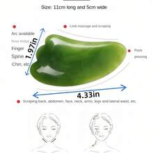 Bộ dụng cụ mát-xa Gua Sha 7 chiếc - Bấm huyệt trên mặt bằng nhựa tự nhiên Thanh thư giãn cơ đầu tự nhiên, Nâng cơ mắt & cằm đôi, Lược kinh tuyến & Bảng làm đẹp - Nhiều màu - Xem 8