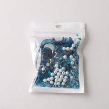 1 Pack 20pcs Star Shaped Beads, 10pcs Moon Shaped Beads, Glass Beads For Diy Jewelry Making - Color - View 5