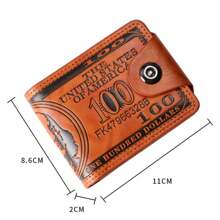 男士美元钞票钱包 PU 皮革信用卡照片夹 生日礼物 周年纪念 情人节 大学生 中学生 男 男爸爸卡包 男士卡包 教师礼物 送给男朋友的礼物 丈夫的礼物 叔叔的礼物 送给兄弟的礼物 男人的礼物 理想礼品袋 送给老师的礼物 男士礼物 父亲礼物 男士钱包 小钱包 男士钱包 钱包 小钱包 男士钱包 皮革 - 彩色 - 查看 7