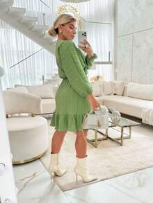 Women Dresses - 綠色 - 查看 3