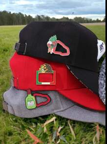 Pin Broche Chalino Sanche Metalico Contorno Gorra Snapback - Beis - Ver 2