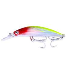 HENGJIA 1pc 9cm 17.2g Long Casting Sinking Wobbler Minnow Hard Bait Strong Sharp 6# Treble Hook Flounder Sea Bass Freshwater Saltwater Sea Fishing Lure - 9# - View 15