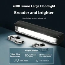 1pc High Brightness Aluminum Alloy Bicycle Light, 2600 Lumens, USB Rechargeable Flashlight Bicycle Front Light - Multicolor - View 2