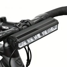 1pc High Brightness Aluminum Alloy Bicycle Light, 2600 Lumens, USB Rechargeable Flashlight Bicycle Front Light - Multicolor - View 3