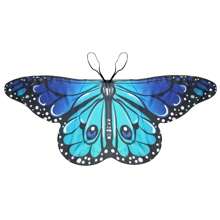 1Pc Kids Butterfly Wings Cape Girls Fairy Shawl Pixie Cloak Fancy Dress Costume Gift Halloween