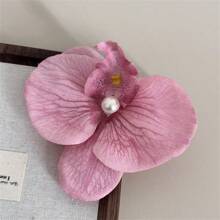 1 szt. Imitacja motyla, kwiat orchidei, spinka do włosów dla kobiet, słodki i elegancki styl, odpowiednia na co dzień, randkę, na zewnątrz, dojazdy do pracy, plażę i wakacje, akcesoria do włosów do fotografii, letnie spinki do włosów, spinki do włosów, spinki do włosów - Wielokolorowe - Zobacz 16