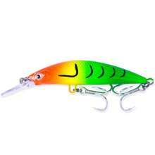 HENGJIA 1pc 9cm 17.2g Long Casting Sinking Wobbler Minnow Hard Bait Strong Sharp 6# Treble Hook Flounder Sea Bass Freshwater Saltwater Sea Fishing Lure - 9# - View 20