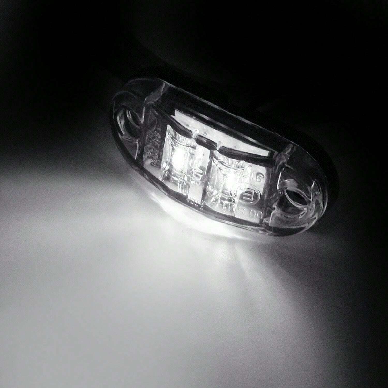 Luces Para Trailas O Remolque 10x 3.9" Amber Side LED Marker Lights Car Truck Trailer Clearance Trailer Marker Lights - Foto 12