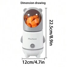 Conjunto de licuadora para alimentos para bebés Morfone 17 en 1, procesador de alimentos para bebés para frutas y carnes con contenedores para alimentos para bebés, chupete y regalo esencial para bebés - Tipo de Enchufe A USA (110-127V) - Ver 9