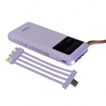 Power Bank 4 en 1 10000 mAh con linterna LED PL-16 - Multicolor - Ver 2