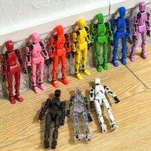 動畫機器人擬人化動作人偶13號幸運機器人13號擬人化行動玩具T13行動人偶3D列印多節可動Nova 13行動人偶玩具多種顏色 - 均碼 - 查看 5