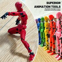 動畫機器人擬人化動作人偶13號幸運機器人13號擬人化行動玩具T13行動人偶3D列印多節可動Nova 13行動人偶玩具多種顏色 - 均碼 - 查看 1