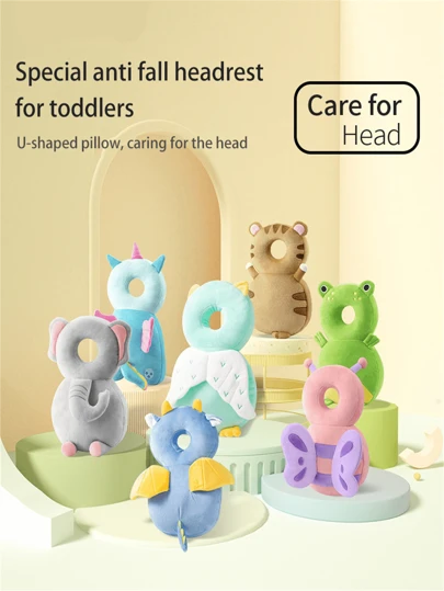 幼兒嬰兒頭部保護墊背包式佩戴,幼兒嬰兒頭部保護墊安全墊,6個月-3歲