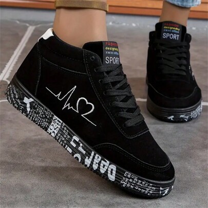 Women's Fashionable Anti-Slip Casual Sports Shoes - Couple's Outdoor Hiking Skateboarding Shoes