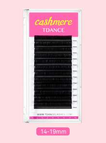 TDANCE TDANCE 1 Caixa 12 Fileiras Extensões de Cílios Mega Volume Premium de Caxemira Extensões Individuais de Cílios Clássicas Cílios Mate Preto Natural Suave Profissional (0,03/0,05/0,07 D 8-15mm 14-19mm)