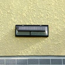 Lámpara solar de 1000LM y 118 LED para jardín exterior, resistente al agua con sensor de movimiento PIR (infrarrojo pasivo) de CHZ - Negro - Ver 5